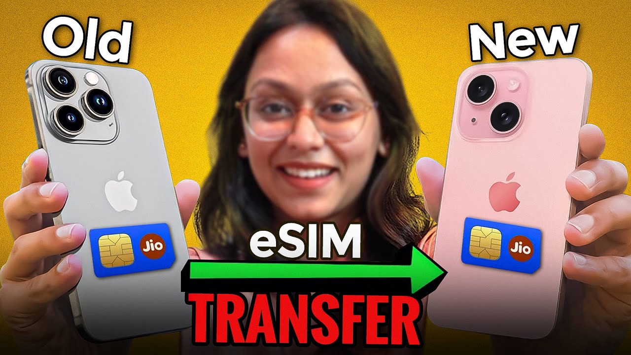 How to Transfer eSIM to a New iPhone | Easy Steps for Jio, Airtel, & Vodafone Users