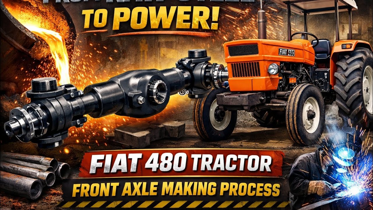 From Raw Steel to Power &ndash; Fiat 480 Tractor Front Axle Making Process