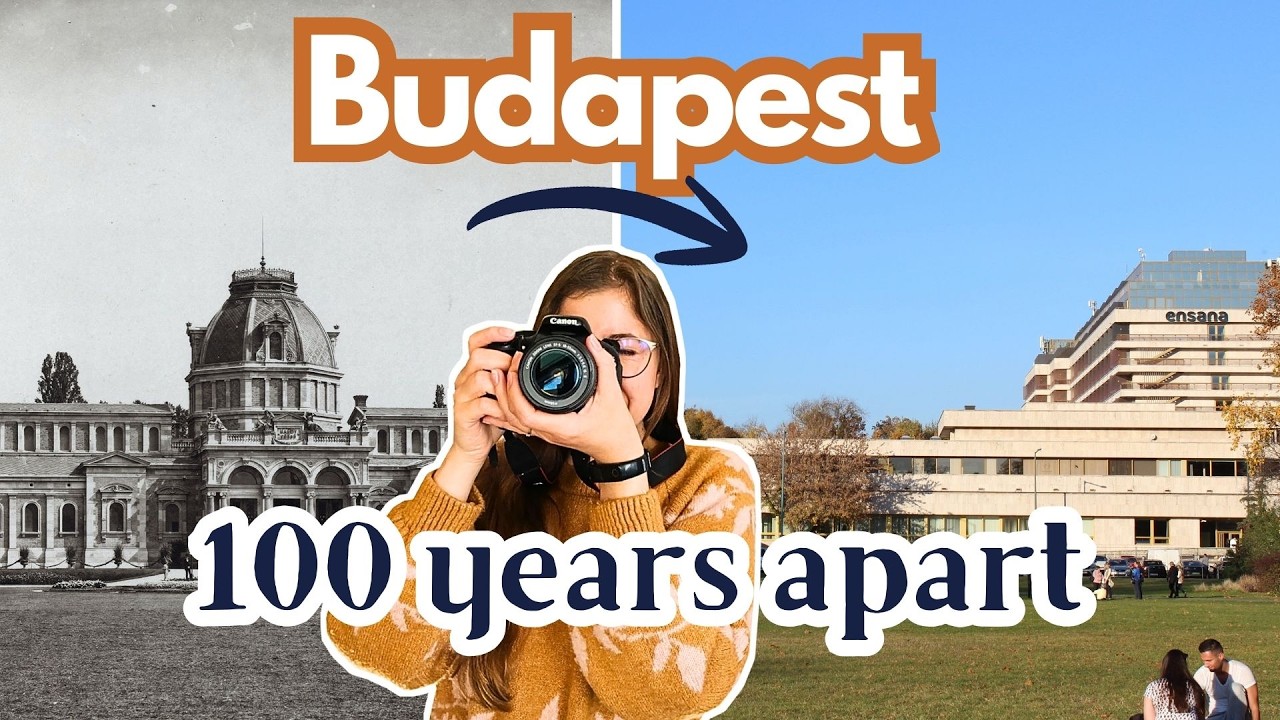 I recreated 100-YEAR-OLD photos of BUDAPEST: this is what CHANGED⌛LOCAL walking GUIDE