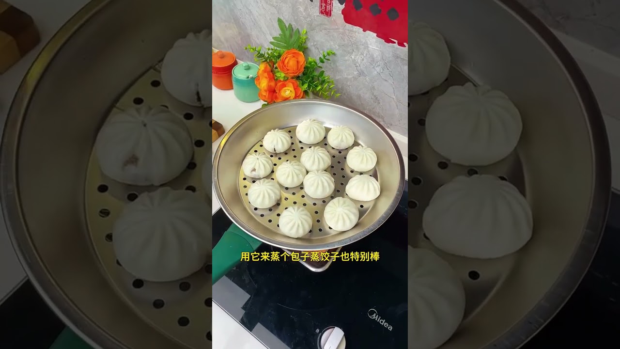 This steaming plate is so convenient! The frying pan can also be turned into a