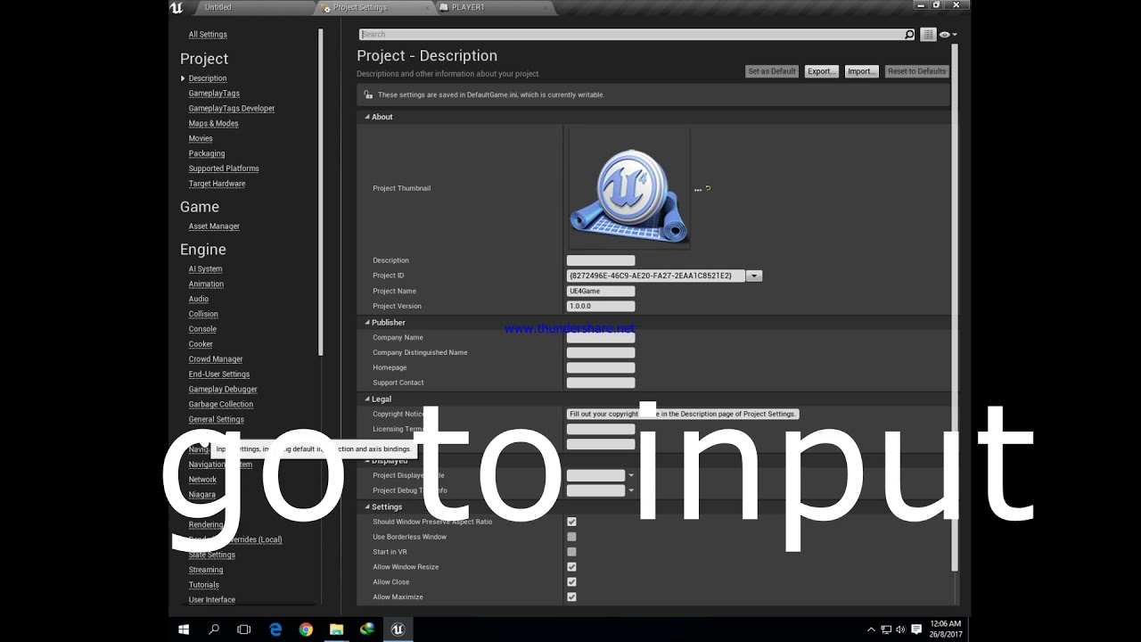 UE4 TUTORAL - CONTROL INPUT FOR TWO PLAYER USING ONE KEYBOARD