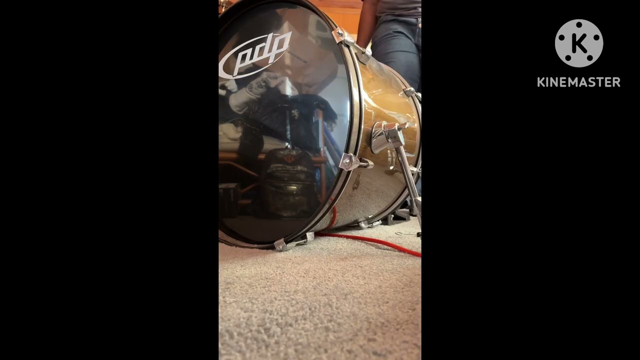 1555: Evans EQ bass drum pad test on PDP Z5