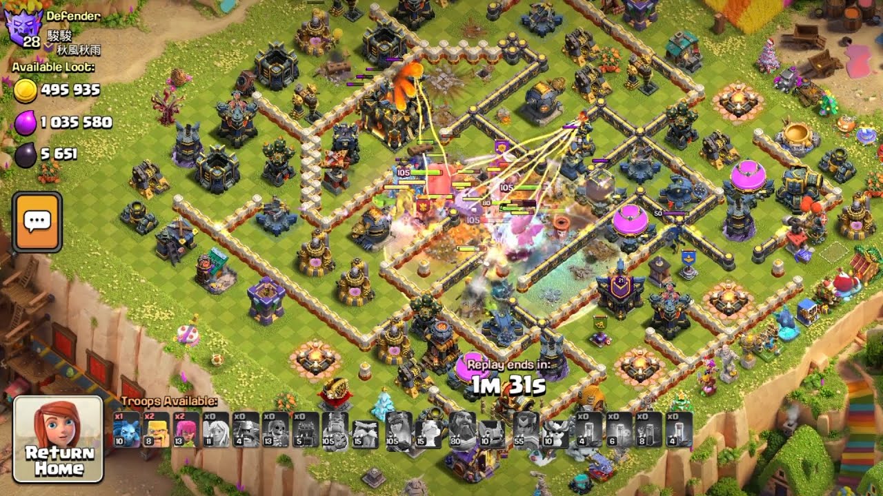 COC - How if I Drop My Troops in The Middle of The Base?
