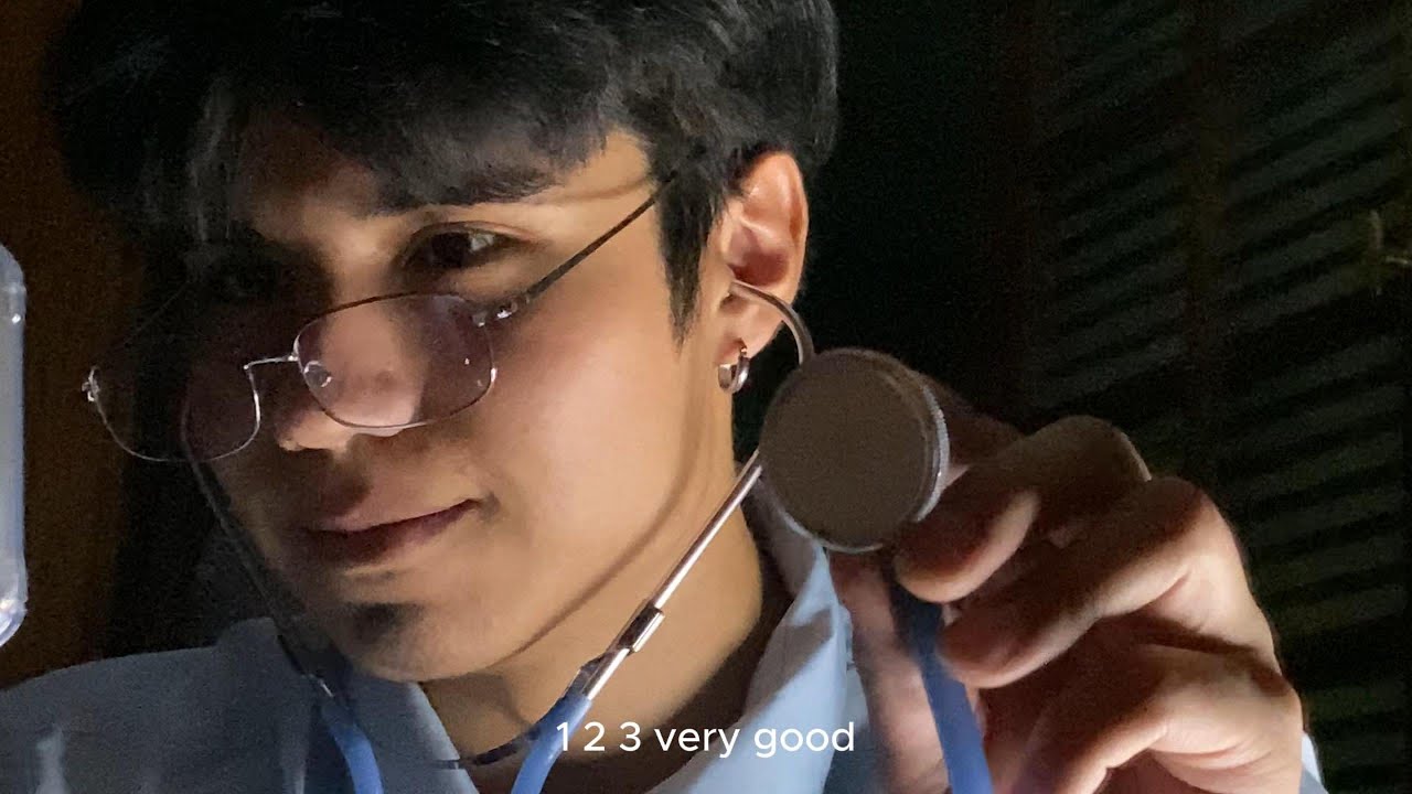 Doctor roleplay (Asmr)