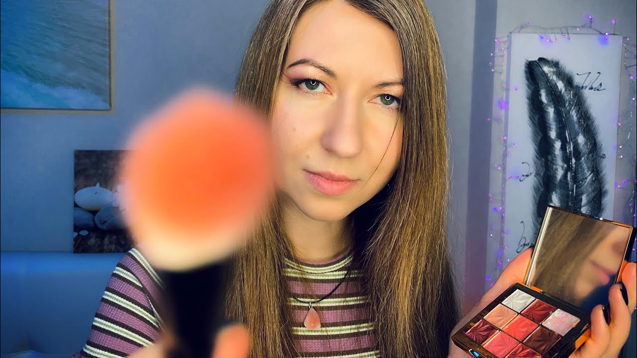 АСМР Нежный макияж на вечеринку 🌷🥳