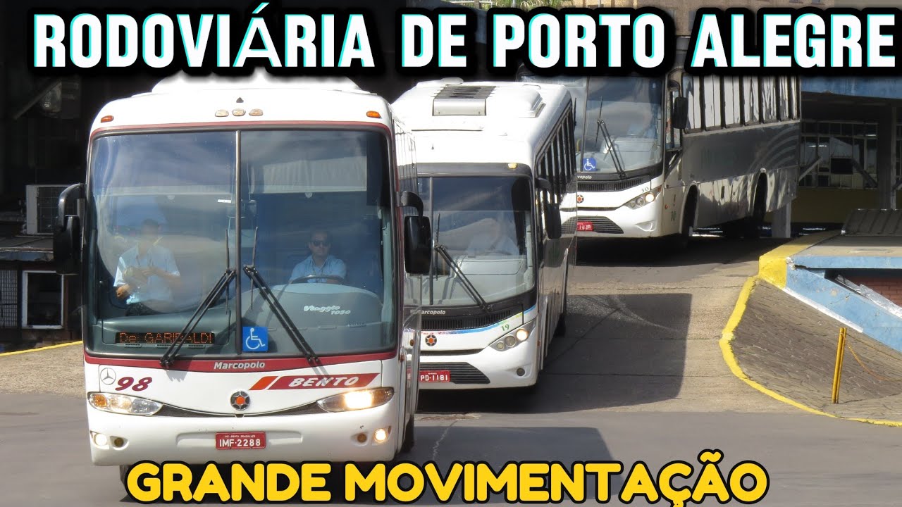 GRANDE MOVIMENTAÇÃO : RODOVIÁRIA DE PORTO ALEGRE - PARTE 02