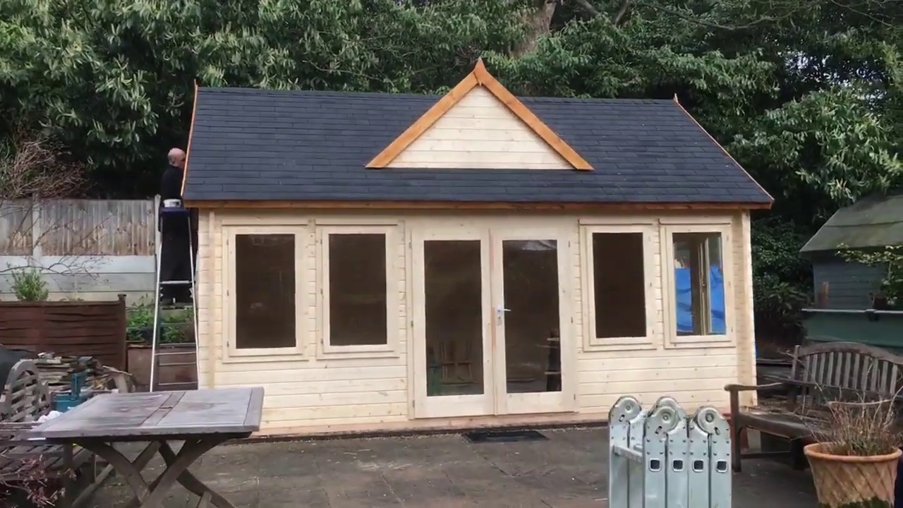 Palmako Claudia 3 Summerhouse Supplied and Installed By Cabins Unlimited