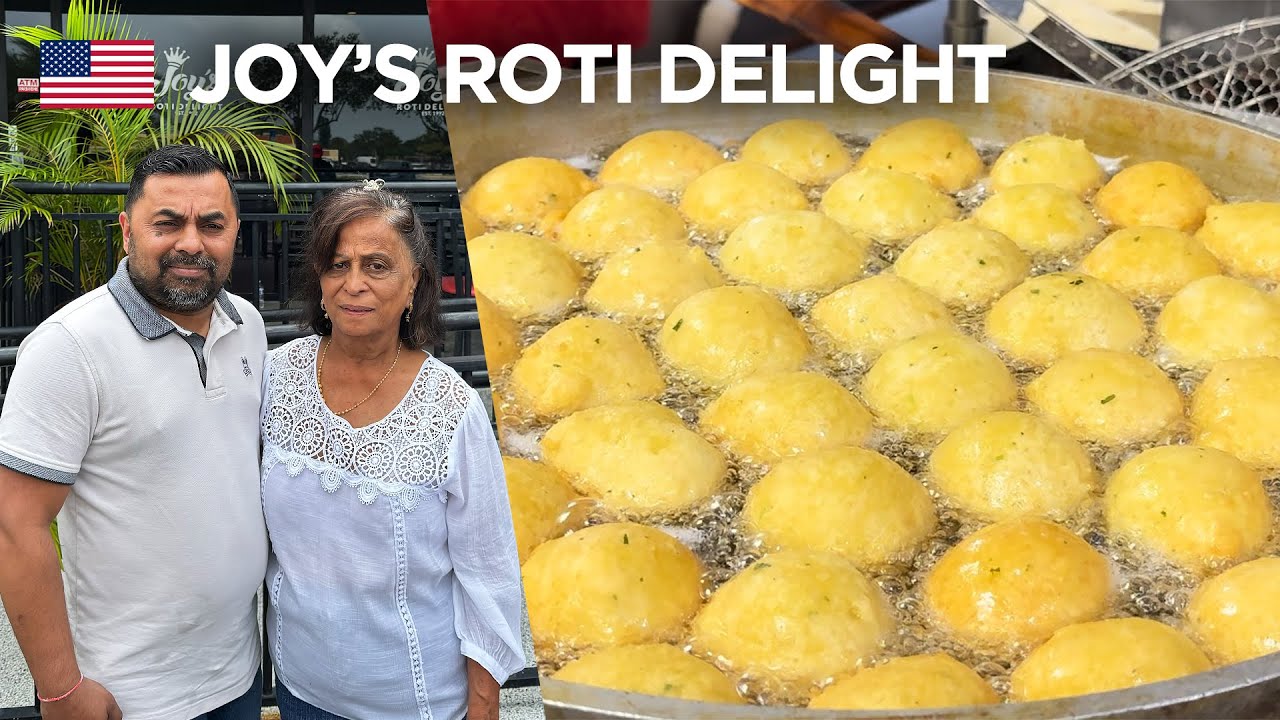 Добро пожаловать в Joy's Roti Delight в Южной Флориде, США 🇺🇸 Foodie Nation
