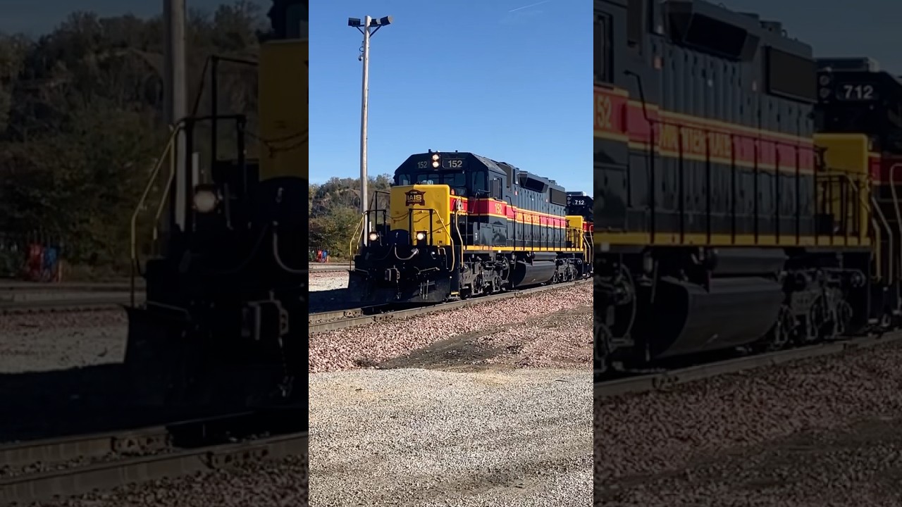 IAIS SD38-2 152 Switching in Council Bluffs, IA Pt. 5 (11/3/25)
