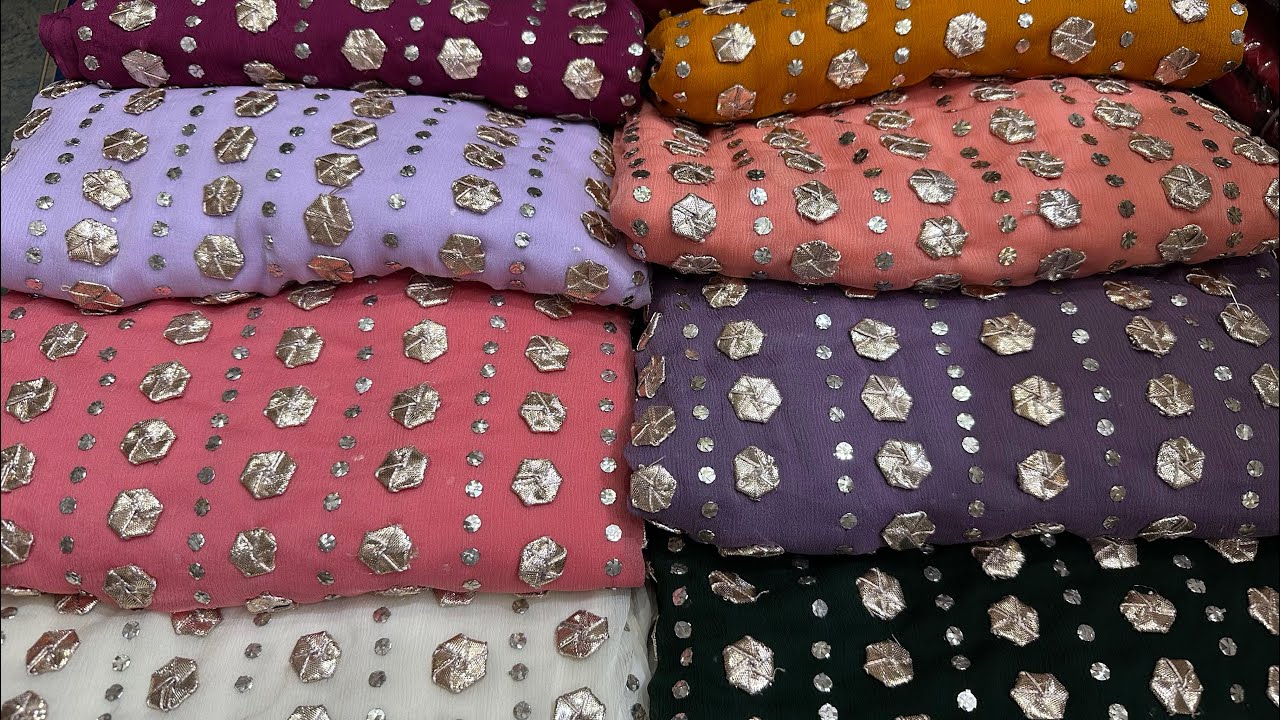 Affordable Paper Cotton Thread-work & Handmade mirror work | Handcrafted Mukesh Kamdani & Gota Work