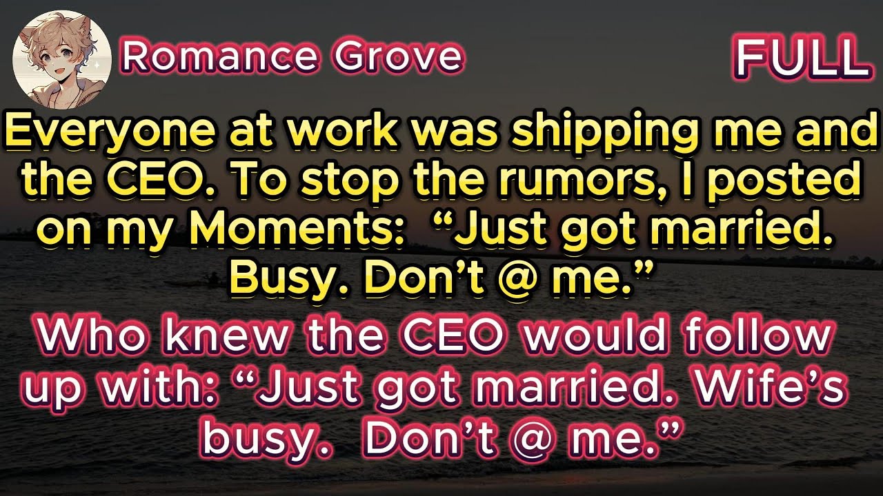 I Posted “Just Got Married—Don’t @ Me” to Stop Rumors at Work…Then the CEO Claimed Me in the Comment