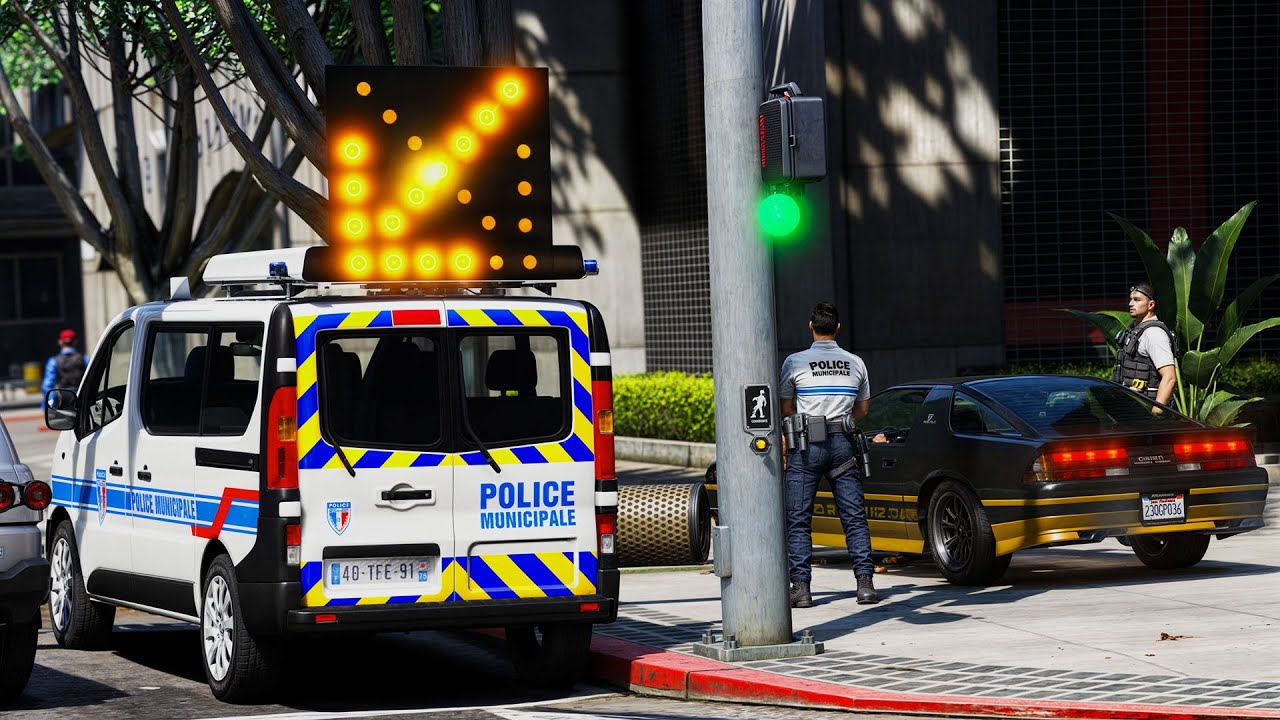 [GTA 5] LA POLICE ORGANISE UN GROS CONTROLE ROUTIER EN VILLE🚔| LSPDFR 