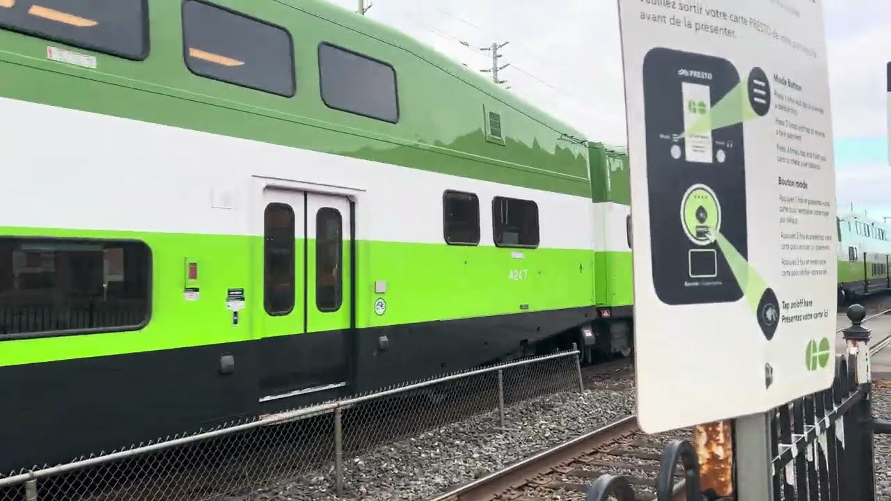 Railfanning at Brampton Via and Go [special subscriber video].