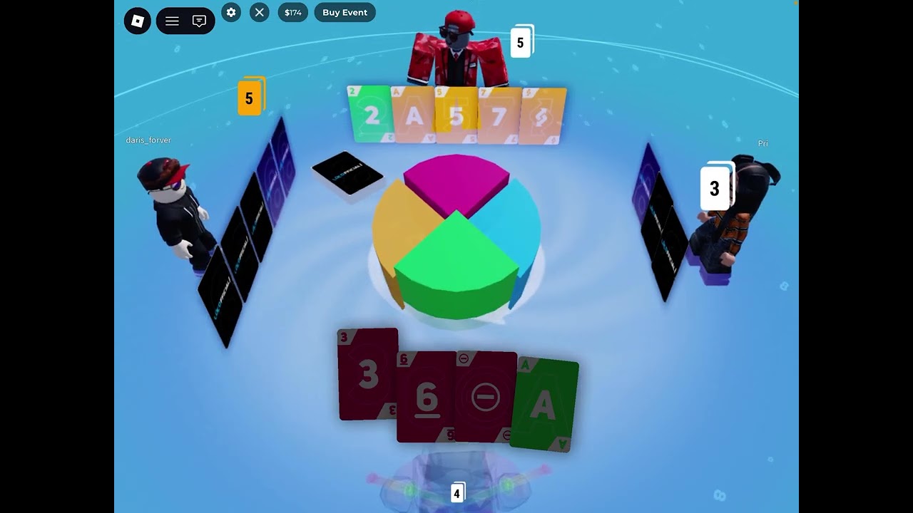 Playing uno on Roblox for theorist time # uno # Roblox # game