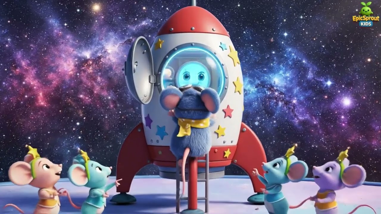 Polish | Myszka, Która Poleciała na Księżyc | The Mouse Who Went to the Moon | kids song