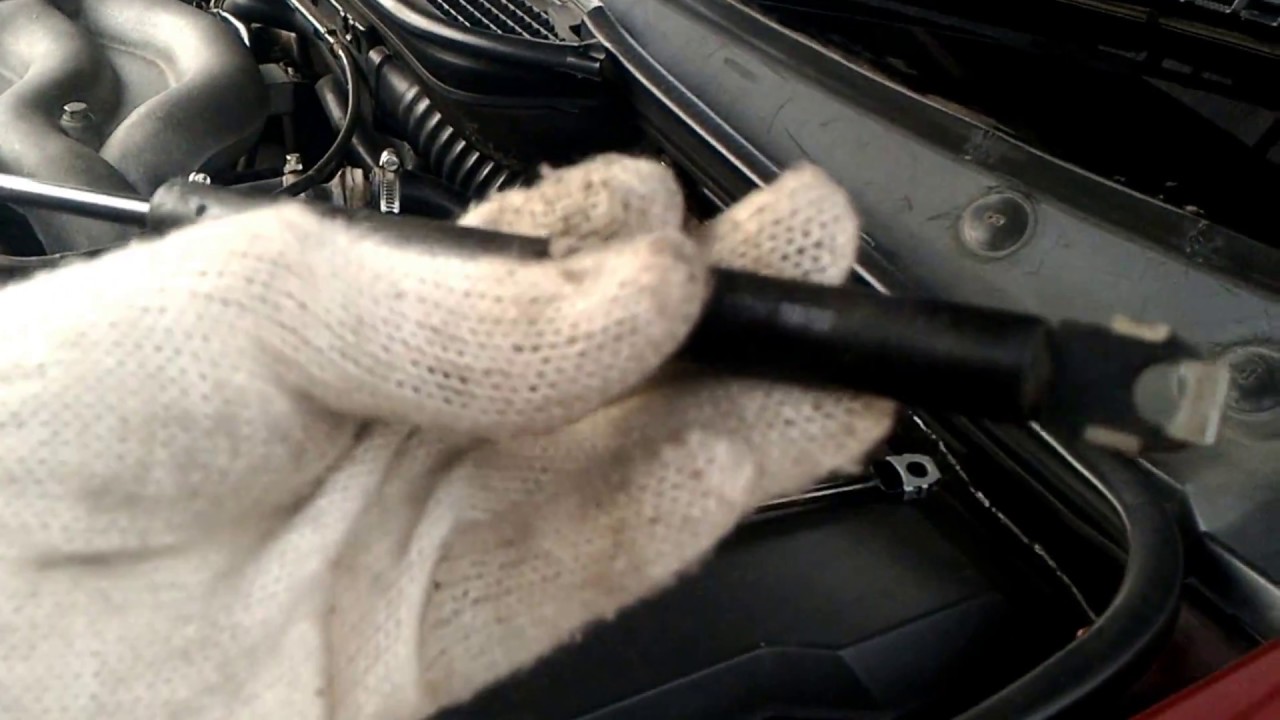 BMW E36 how to replace Gas Pressurized Spring on the hood