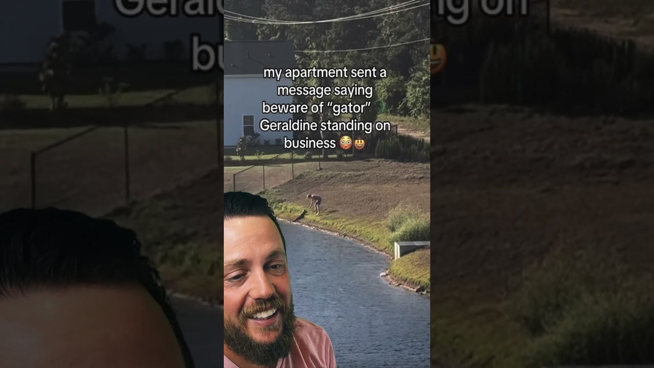they said beware of the gator?!