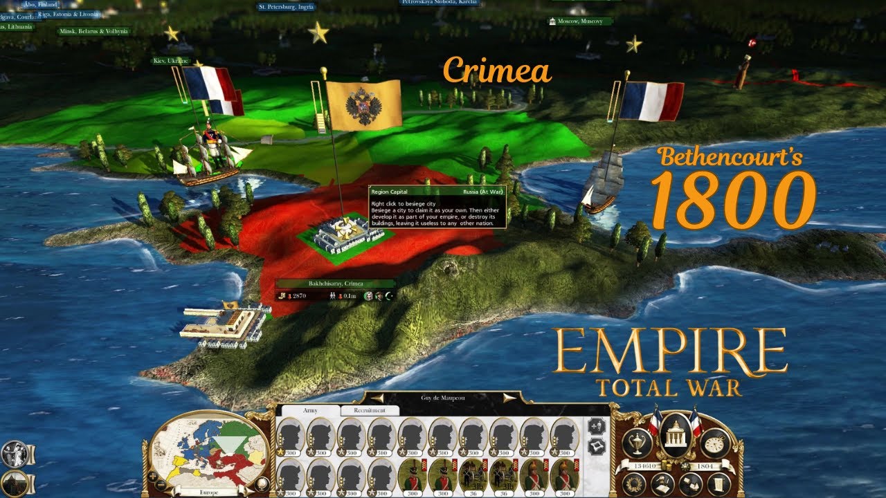 Empire TW 1800 MOD FRANCE [NAPOLEON] ЧАСТЬ 47 КРИМИЯ VH/VH КАМПАНИЯ