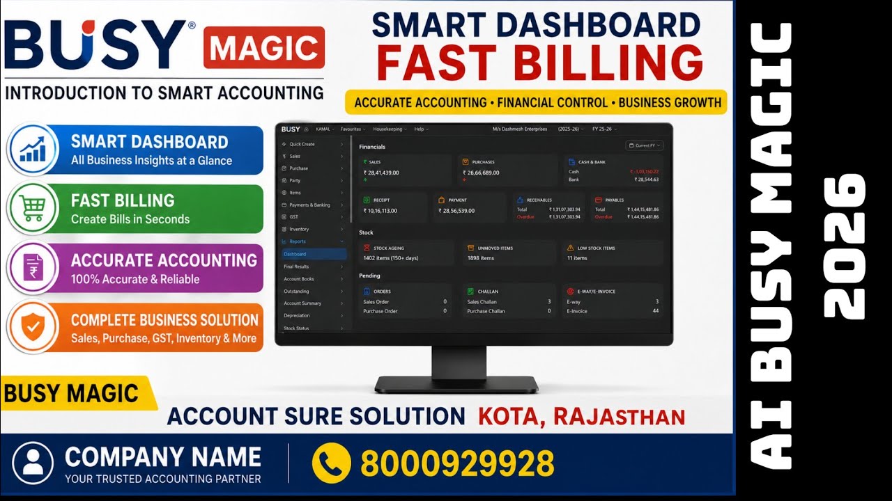 Busy Magic Introduction || Smart Dashboard Busy Magic