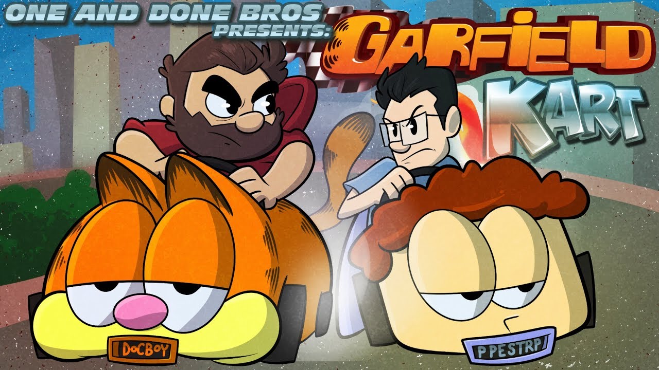 One and Done Bros. | Let's Play: Garfield Kart ft. Gaming Historian | Super Beard Bros.