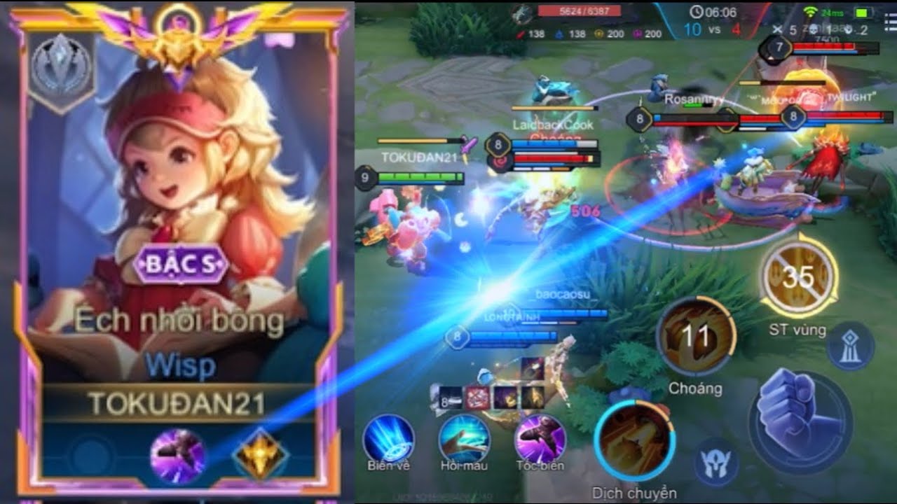 Wisp gánh team fam cháy máy 👍🏻