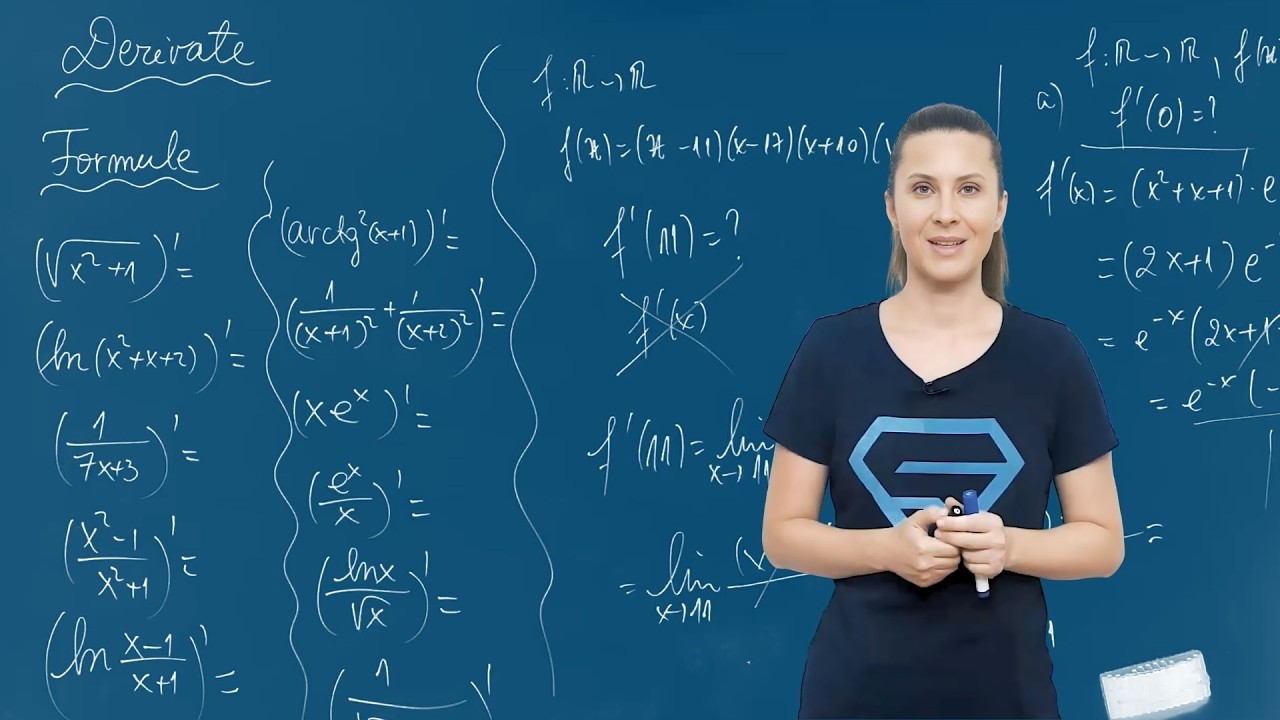 Derivabilitate. Formule uzuale de derivare &ndash; Pregătire Bacalaureat Matematică, Model Subiect III.1