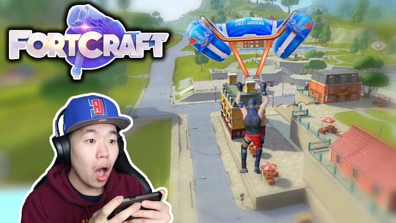 Fortnite Mobile Clone is Out on IOS & Android - Fortcraft First Look & Gameplay