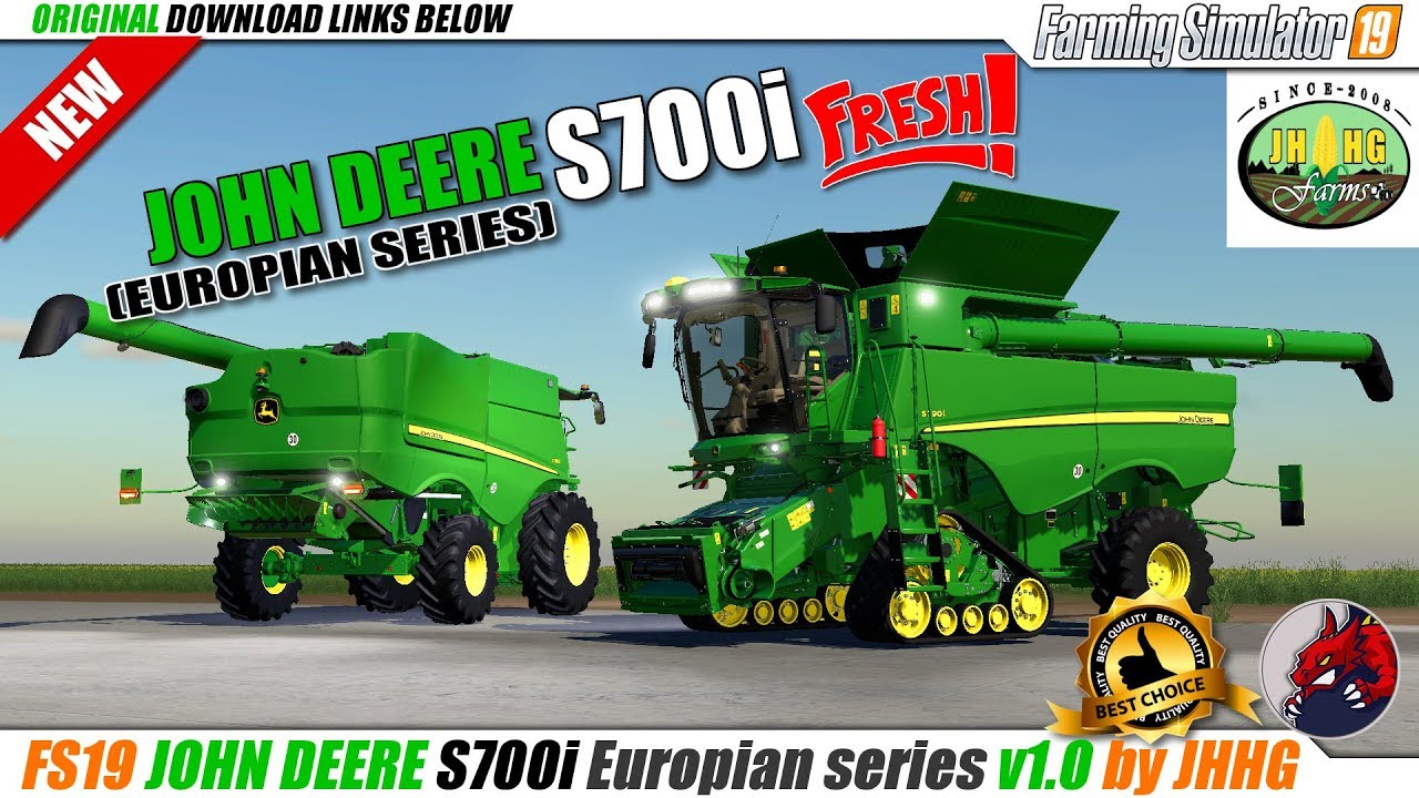 FS19 | John Deere S700i Europian series  v1.0 - review
