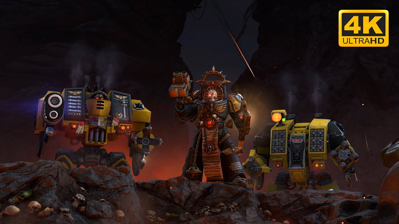 Space Marines - Direct Strike Mod - Gameplay Video - 4K Quality - Warhammer 40K Dawn Of War 3