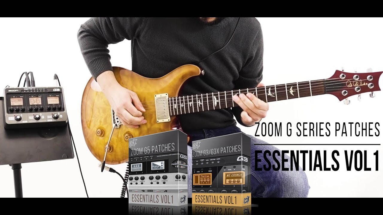 Zoom G3 / G3X / G5 Patches | Essentials vol1 | Playthrough Demo