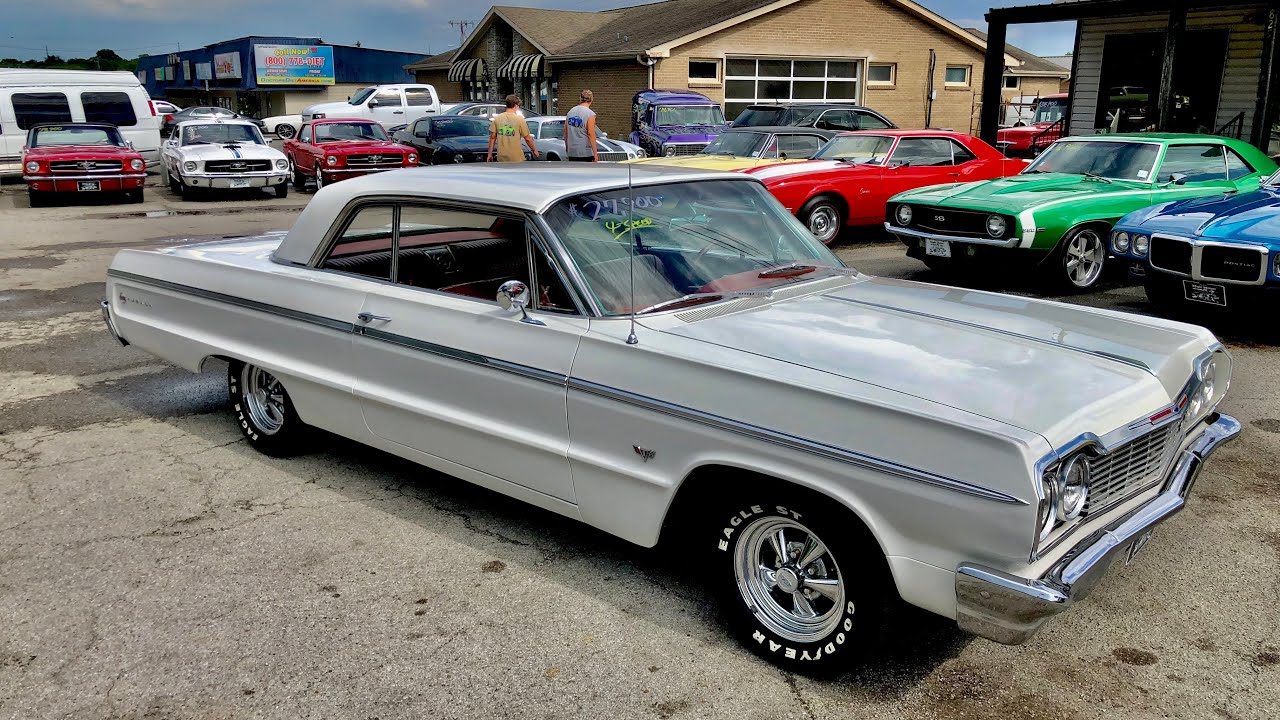 Test Drive 1964 Chevrolet Impala SS 4 Speed SOLD $27,900 Maple Motors #592