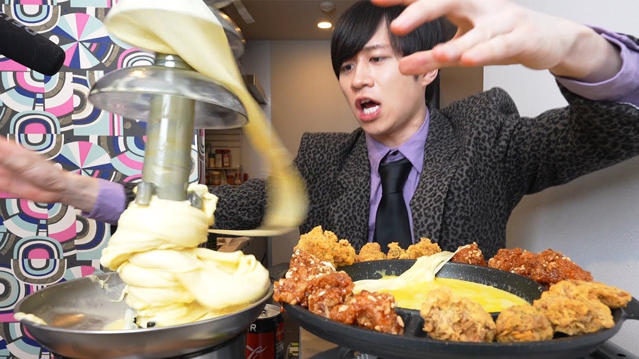 チーズフォンデュとUFOチキン食べたら大変なことになったw