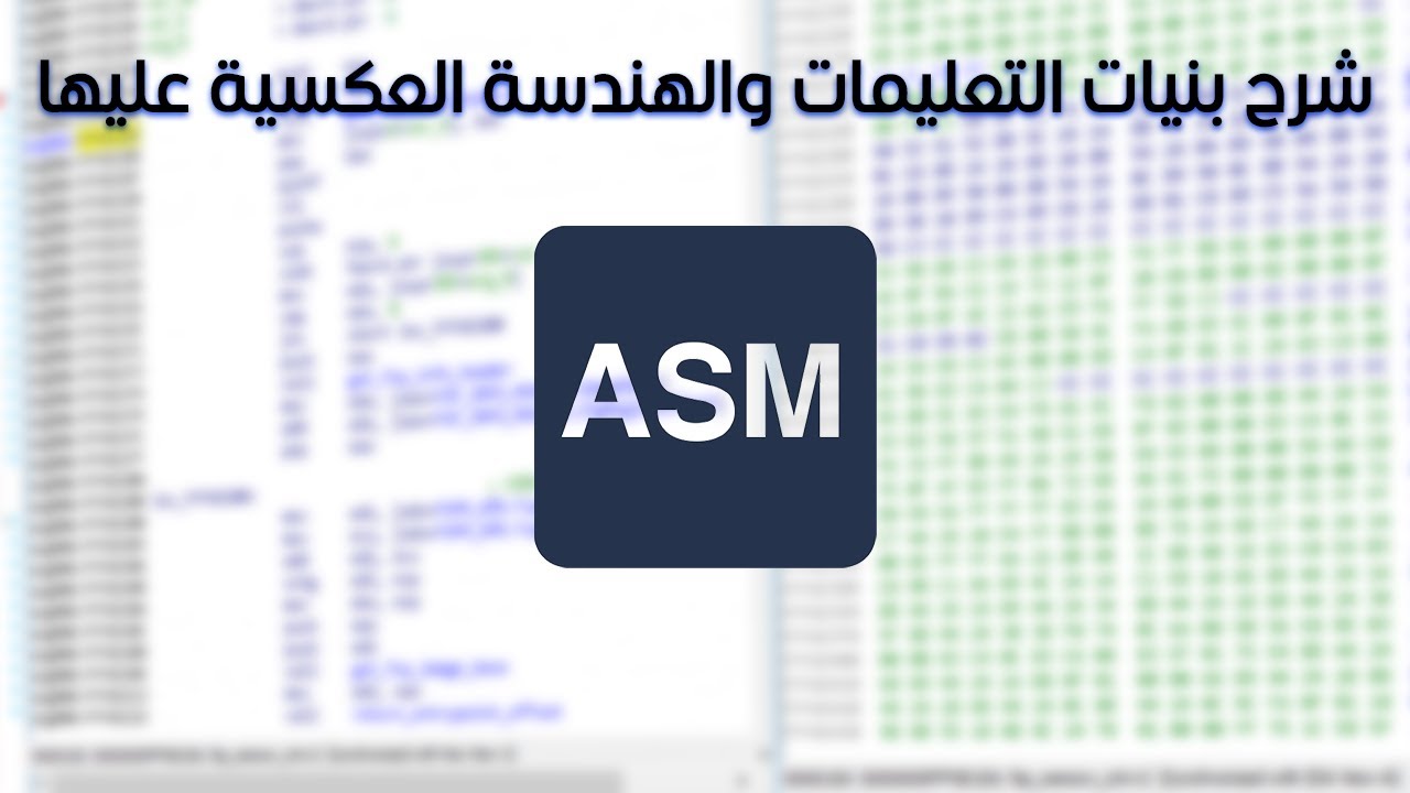 Reverse Engineering Instruction Set (Arabic) | المحاضرة الثانية