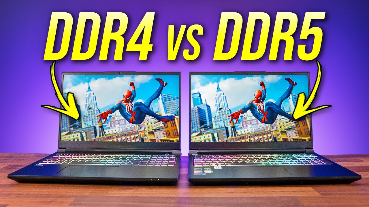 DDR4 vs DDR5 Laptop Comparison - 10 Game Test!