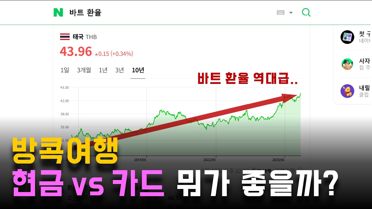 방콕여행 결제수단 l 현금 환전 vs 체크카드 vs GLN 중에 뭐가 가장 유리할까?