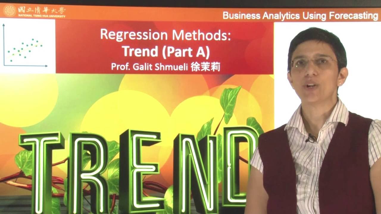 Regression 2: Linear trend model