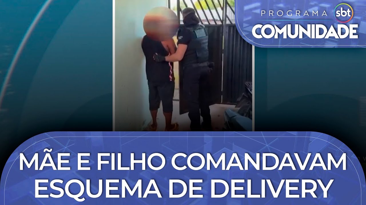 Combate ao tráfico: Mãe e filho comandavam esquema de delivery