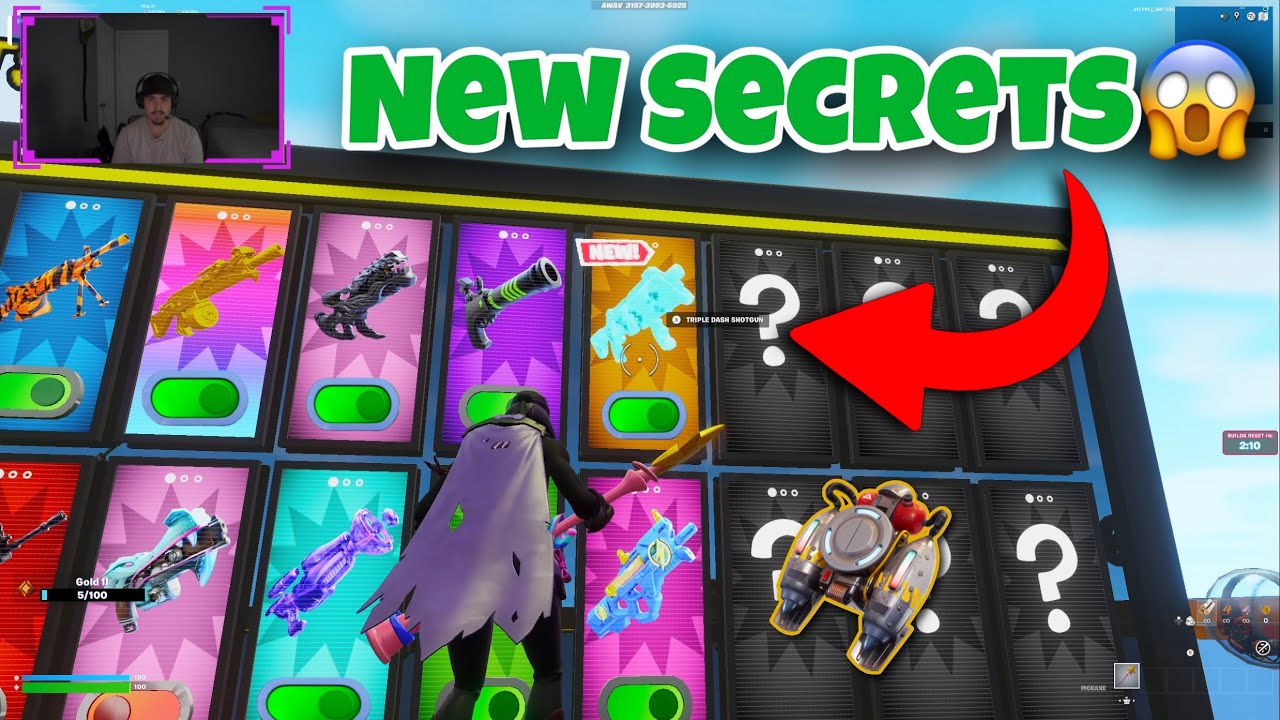 Fortnite All Weapons & Vehicles NEW Secrets😱!