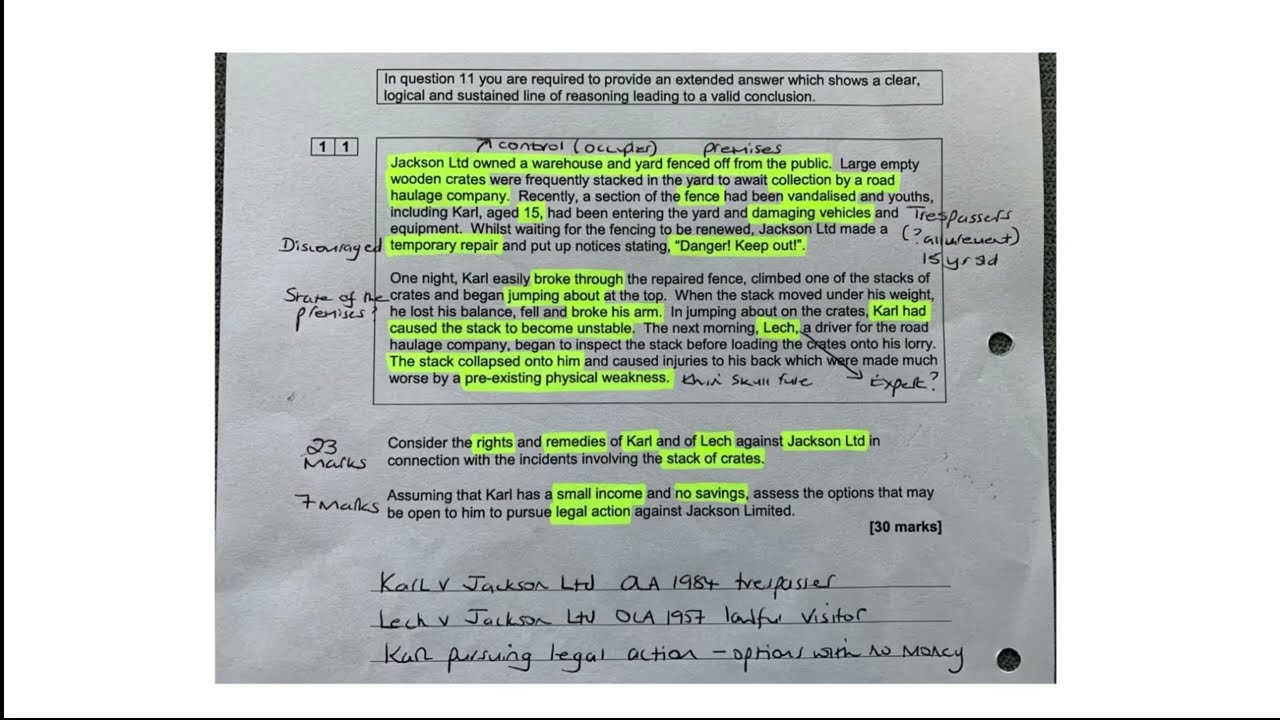 OLA scenario questions