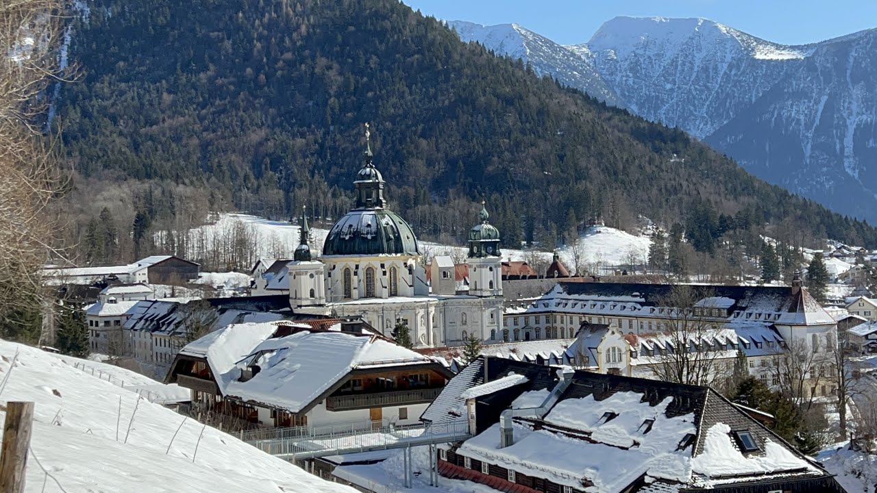 Ettal [Kloster - Höhenweg]  (05. Februar 2022)