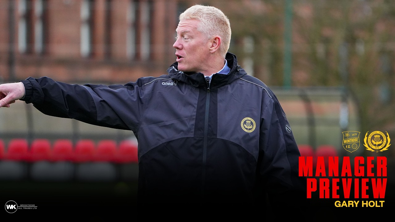 Match Preview | Gary Holt v Montrose