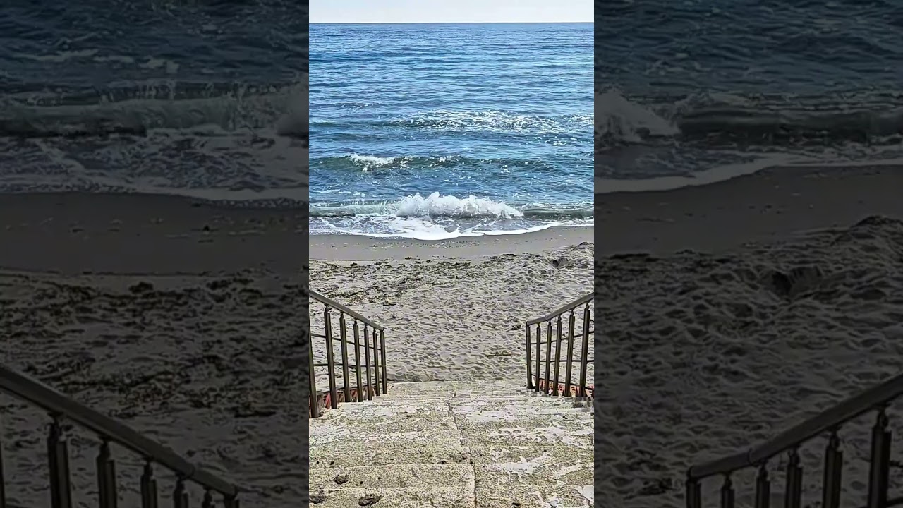 60 Seconds of Pure Ocean Calm | Relax with Sea Waves #ambientsound #beachambience #beachsounds