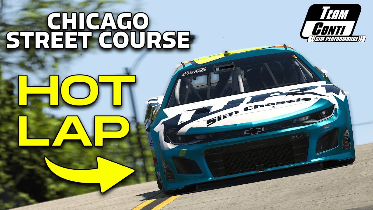Team Conti Sim Performance I Narrated Hot Lap I NASCAR NextGen at The Chicago Street Course