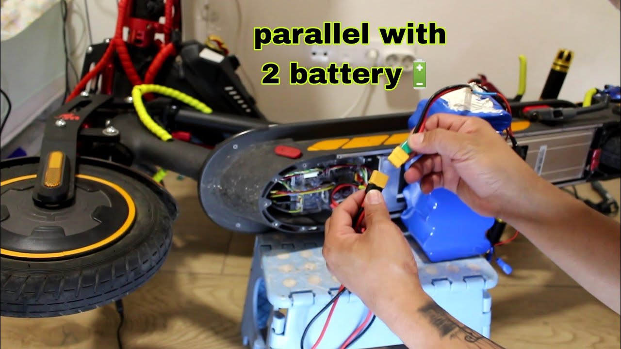 stock battery and range batery connecting for parallel connection for xiaomi pro2