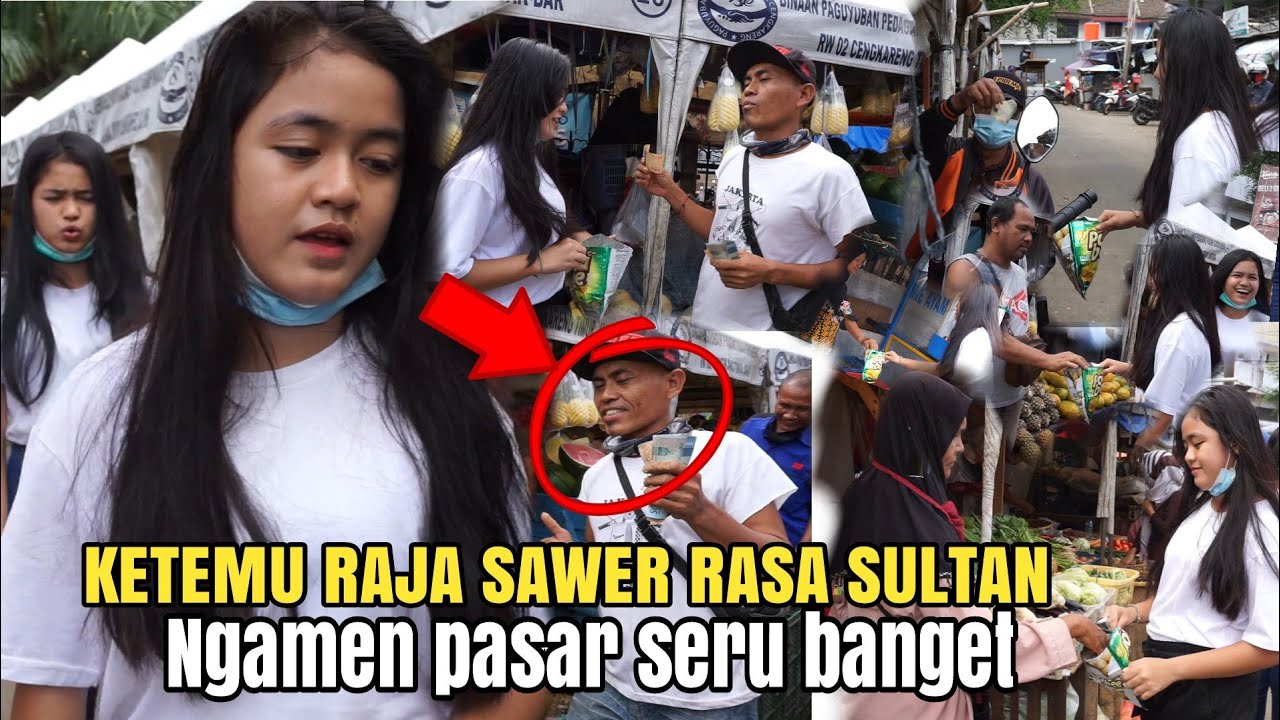 Pengamen cantik clay disawer‼️ngamen keliling dipasar cengkareng begini keseruannya makin heboh