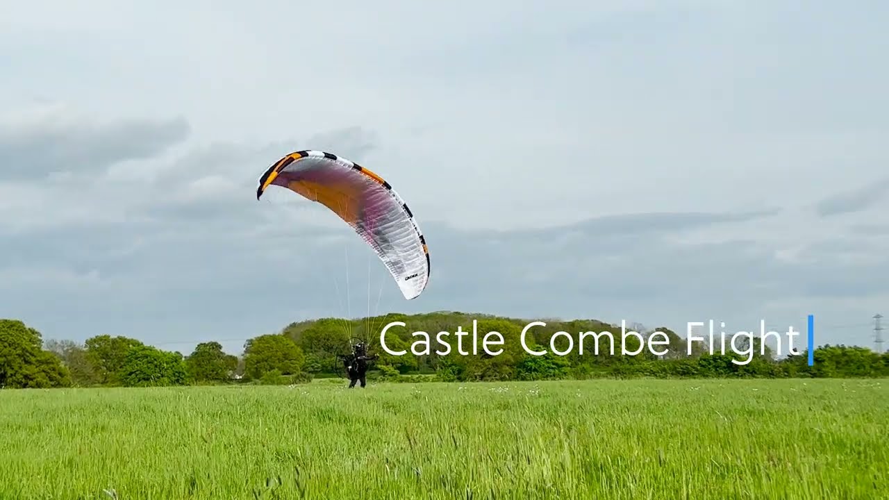 Castle Combe Paramotor Flight on my Dudek Nucleon 4