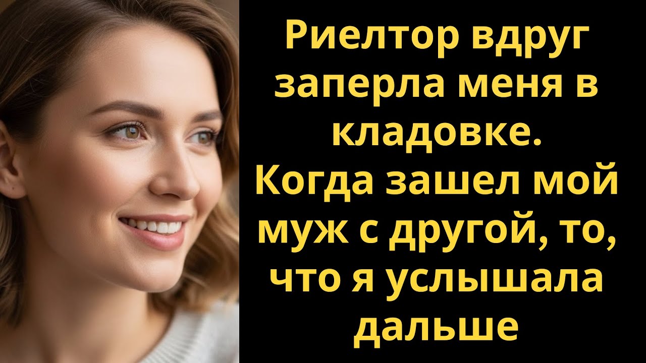Риелтор вдруг заперла меня в кладовке. Когда зашел мой муж с другой, то, что я услышала дальше