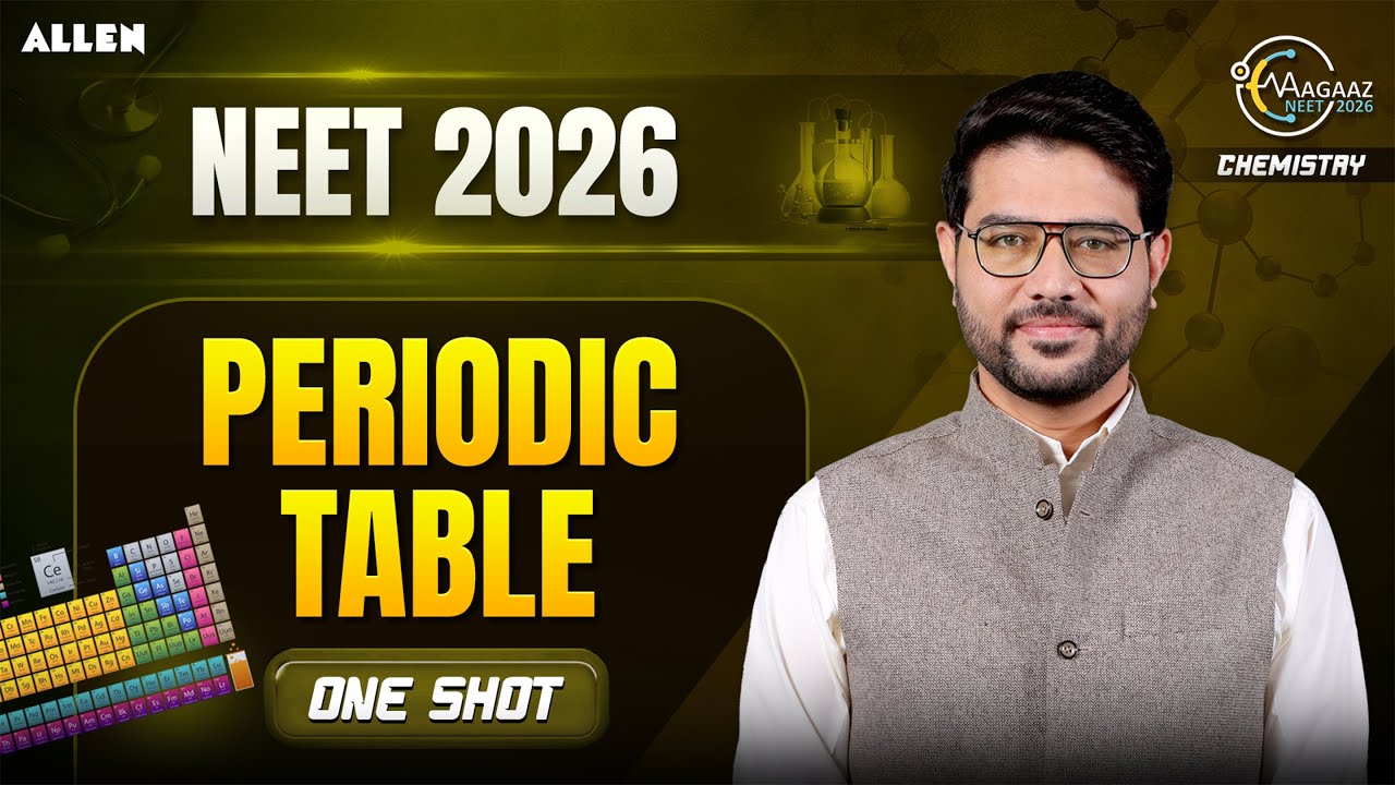 Periodic Table One Shot for NEET 2026 | Full Chemistry Revision Class by Rohit Saini Sir
