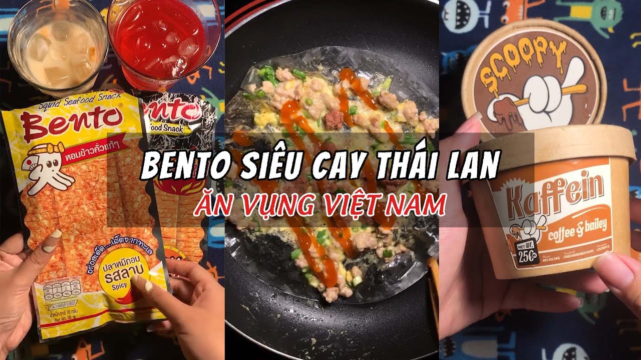 [NEW] Mực Bento Thái Lan "chấm" nước ngọt - pate cột đèn Hải Phòng Pít Ham Ăn | Ăn vụng tiktok