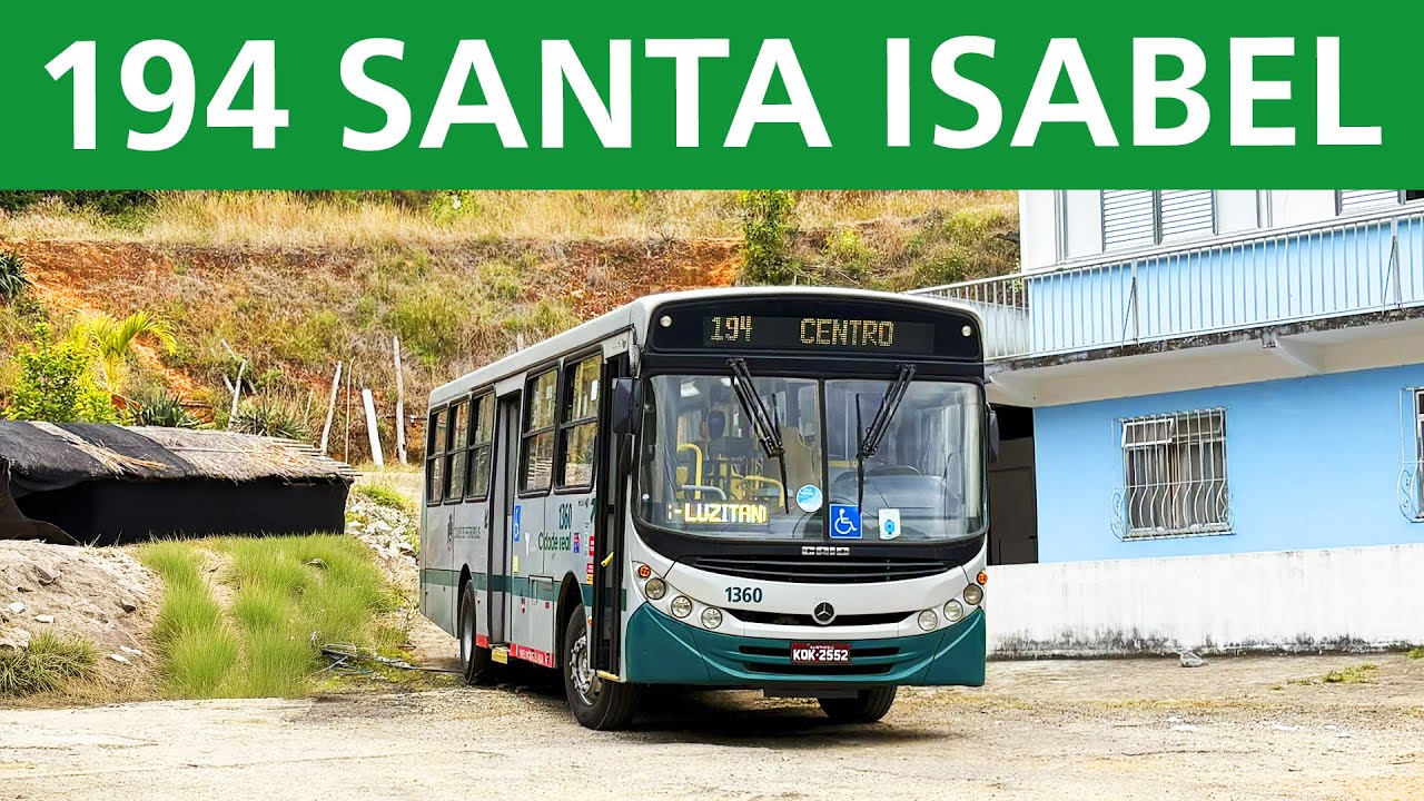 194 Santa Isabel  Via  Três Pedras | #13 LINHA COMPLETA | De Ônibus
